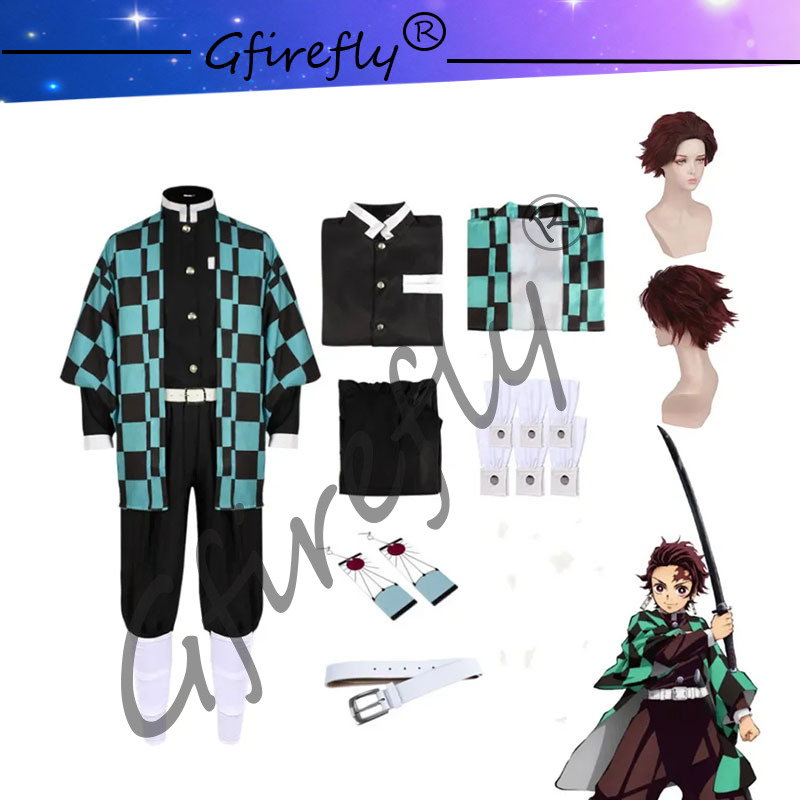 Kamado Tanjirou Cosplay Costum – Cosplay Prop Katana Bewertung und Preis