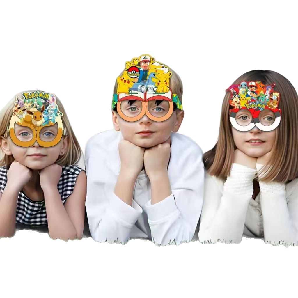Pokémon-themed paper glasses.  – Prop For Cosplay Bewertung und Preis