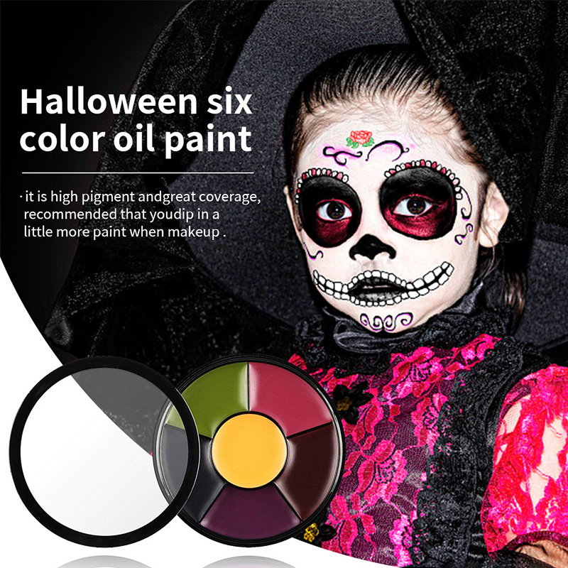 6 Color Oil Face Paint palette – Body Paint Sfx Bewertung und Preis