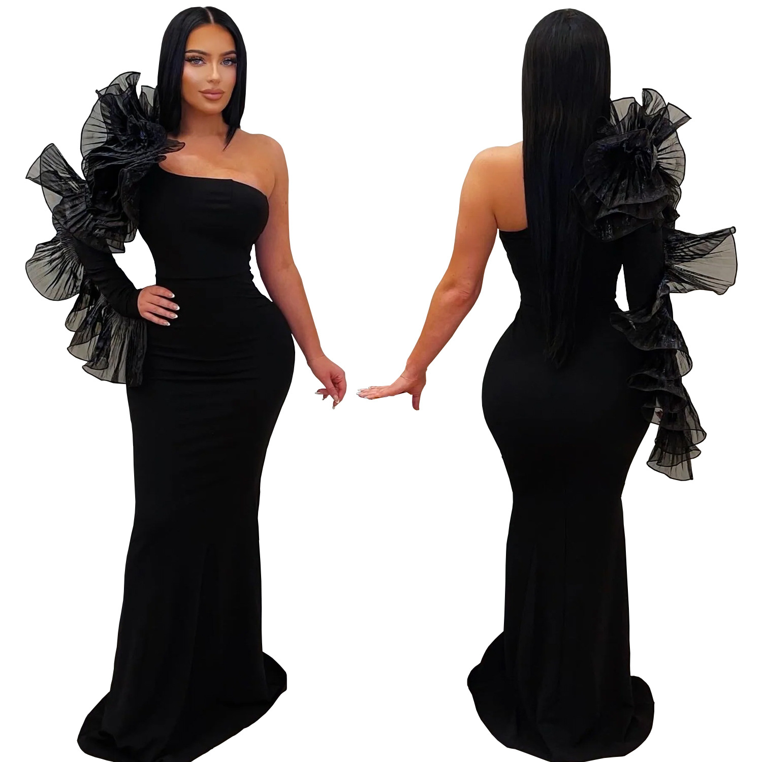 2026 New Black Ruffle Sexy One – Briar Cosplay Prop Bewertung und Preis