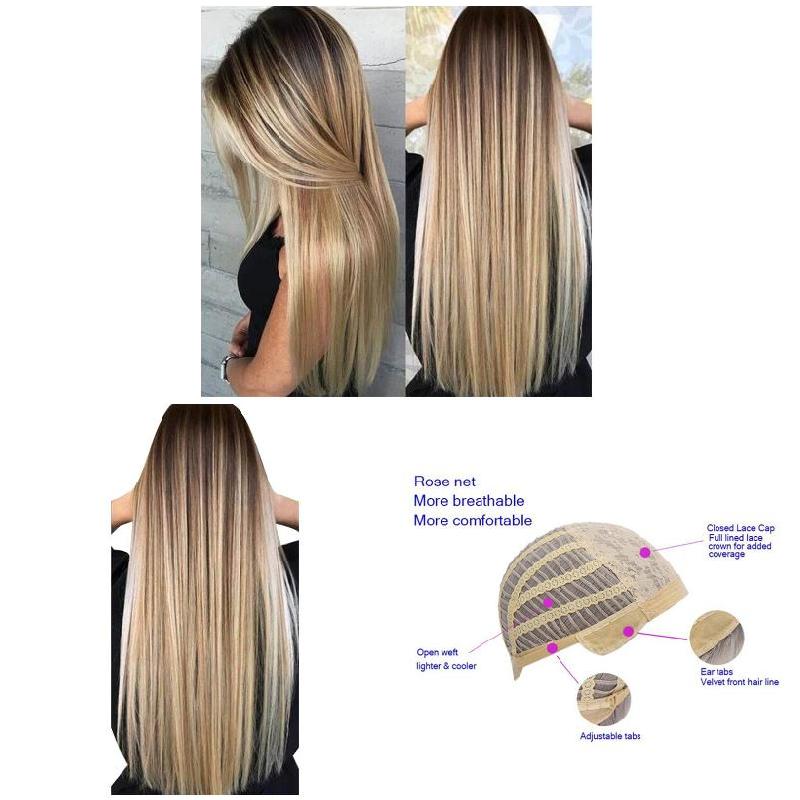 72cm Women Long Straight Wig W – Wig Fiber Net Bewertung und Preis