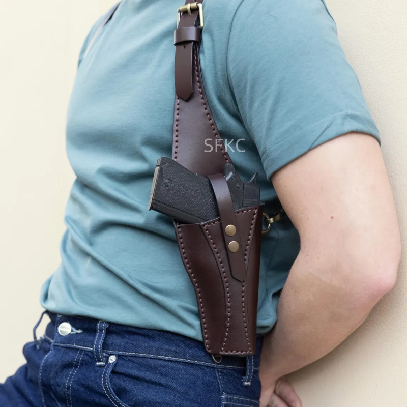 Punk Leather Shoulder Bag For  – Cosplay Prop Pistol Bewertung und Preis