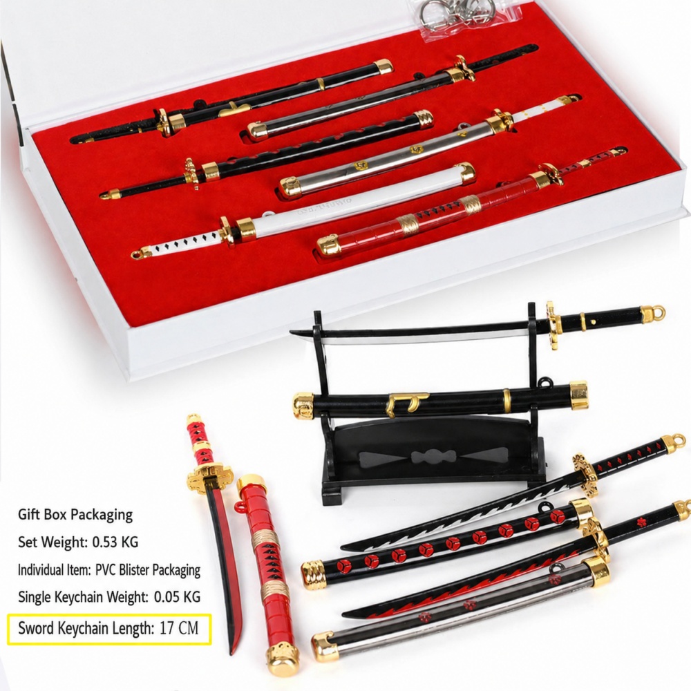 Anime One Piece Zoro Sword Key – Cosplay Prop Katana Bewertung und Preis