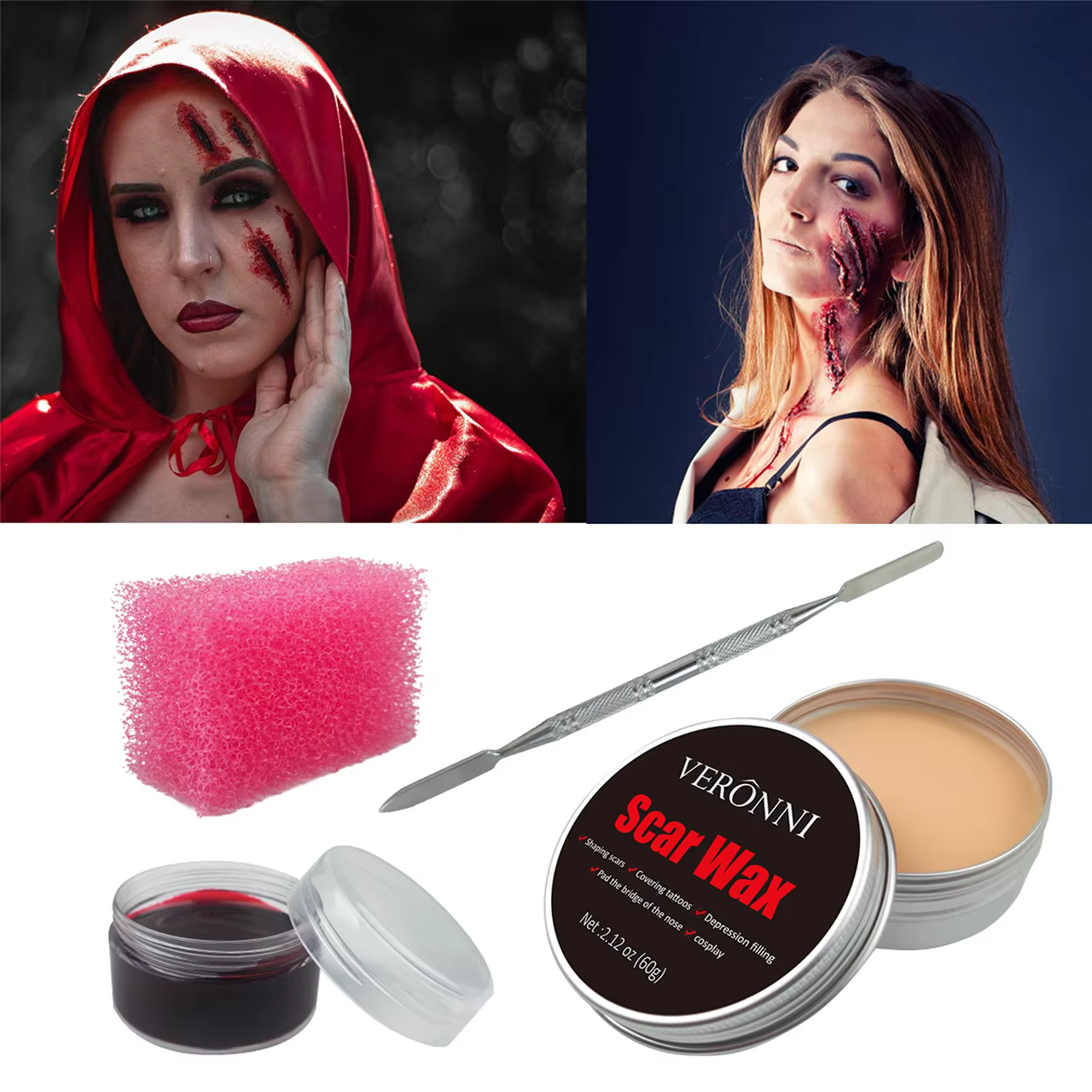 SFX Makeup Kit Scars Wax Hallo – Body Paint Sfx Bewertung und Preis