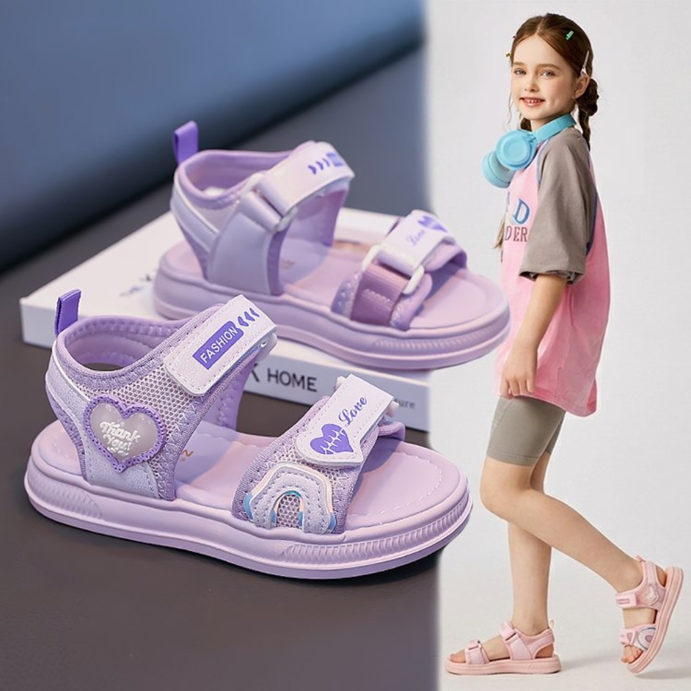 Girls' Heart-Shaped Princess S – Velcro Hook Loop Bewertung und Preis