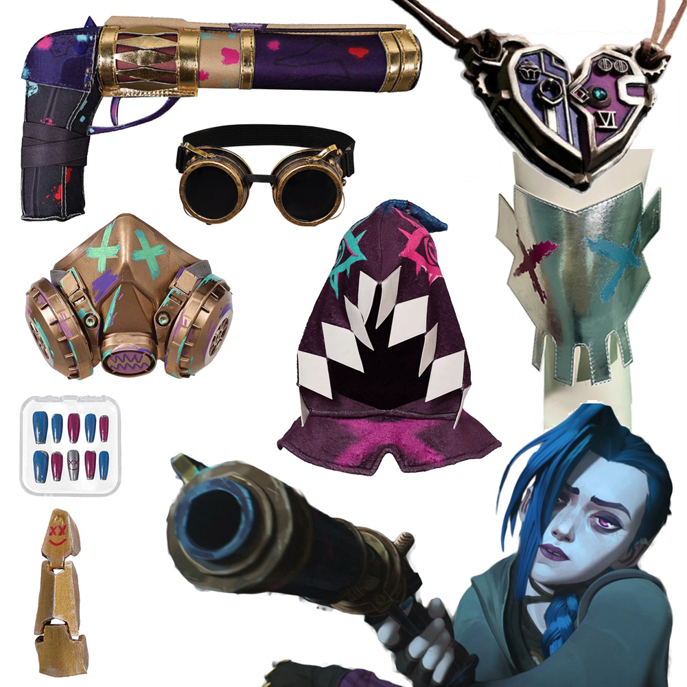 Fancy Arcane Jinx Weapons Pist – Cosplay Prop Pistol Bewertung und Preis