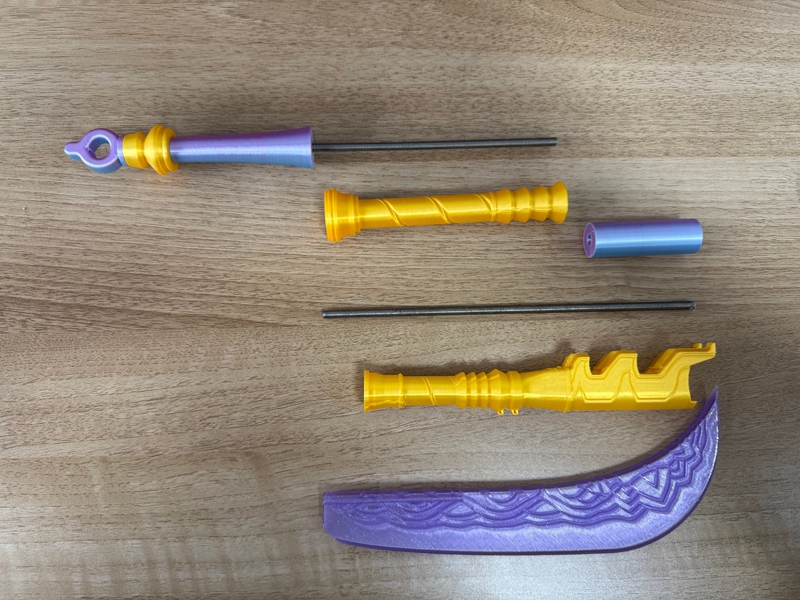 Ancient-style Colorful Cartoon – Cosplay Prop 3D Print Settings Bewertung und Preis