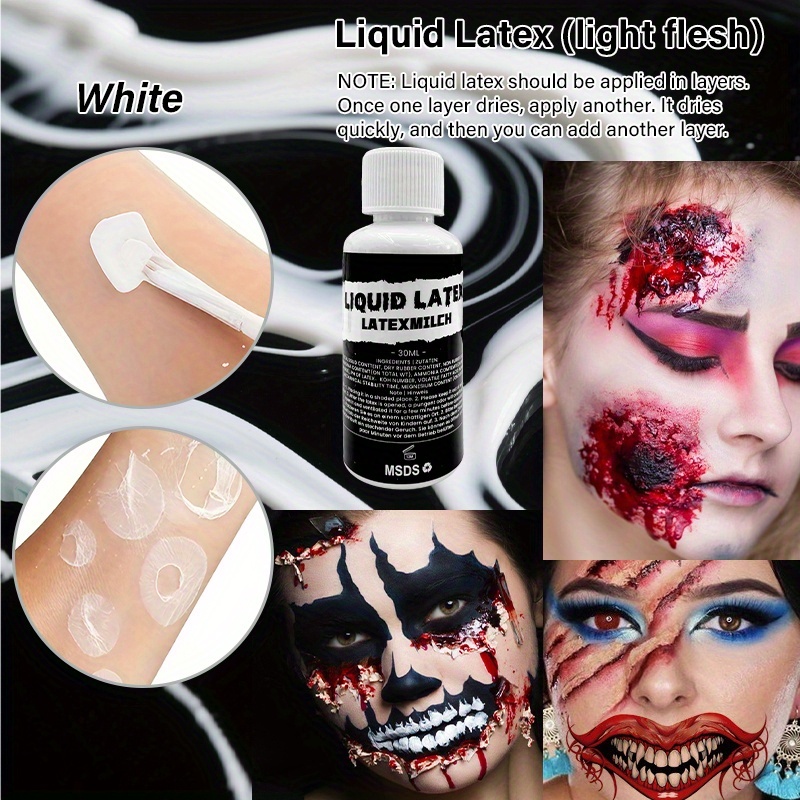 2pcs Liquid Latex Halloween SF – Body Paint Sfx Bewertung und Preis