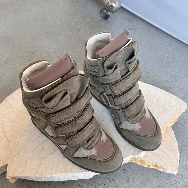 Fashionable Wedge Sneakers Gen – Velcro Hook Loop Bewertung und Preis