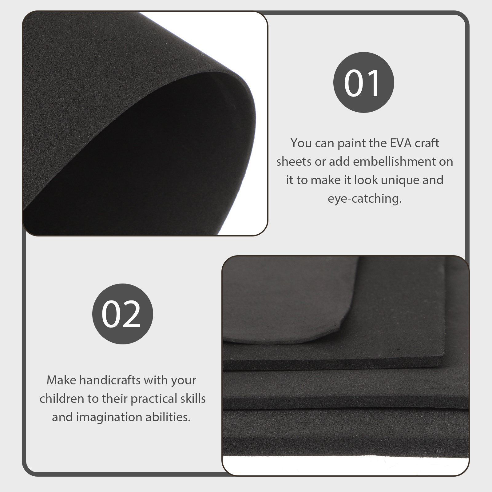 4Pcs Eva Foam Sheets DIY Craft – Cosplay Props Eva Foam Bewertung und Preis