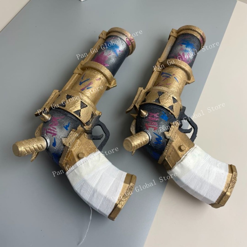 28cm/11.02in Jinx Pistol Custo – Cosplay Prop Pistol Bewertung und Preis