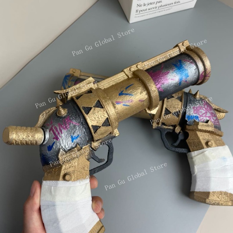 28cm/11.02in Jinx Pistol Custo – Cosplay Prop Pistol Bewertung und Preis