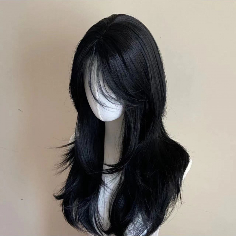 Black Wig Female Headband Body – Wig Fiber Net Bewertung und Preis