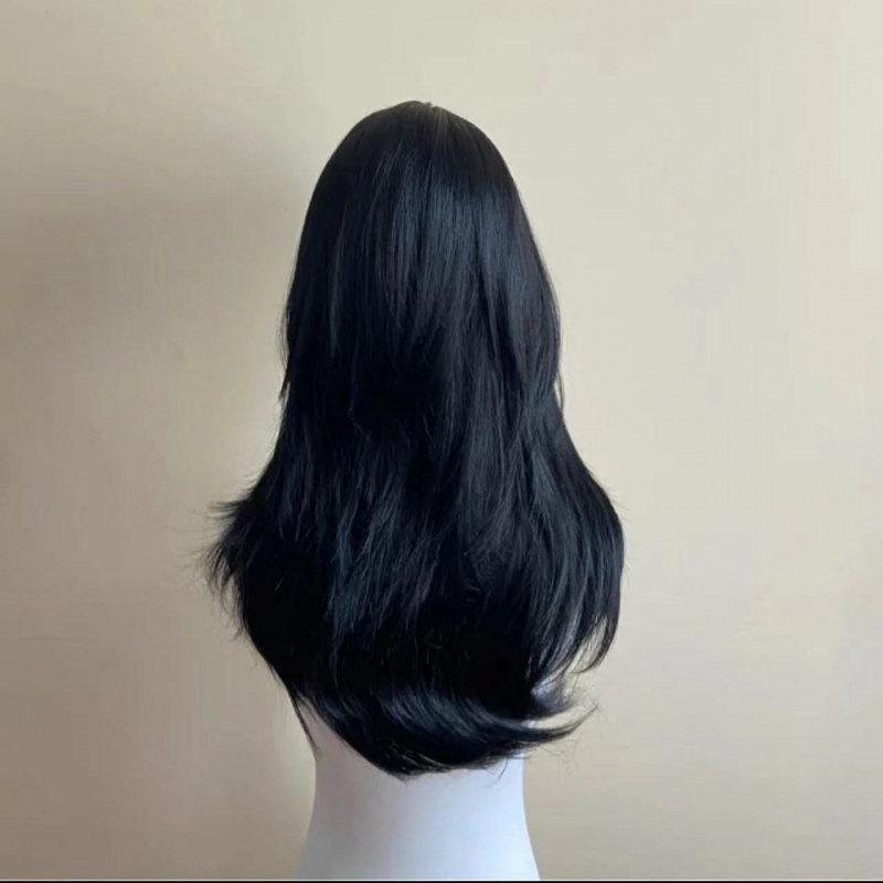 Black Wig Female Headband Body – Wig Fiber Net Bewertung und Preis