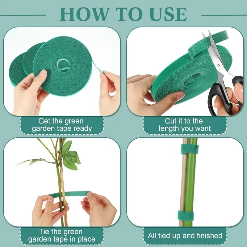 Adjustable Plant Tie Green Gar – Velcro Hook Loop Bewertung und Preis