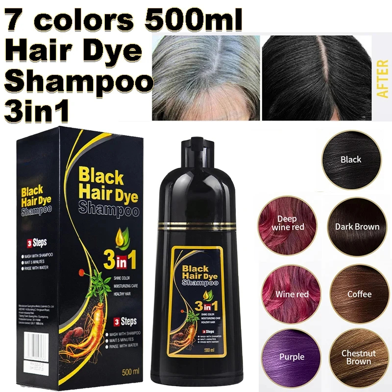 500ml Hair Color Dye Shampoo 3 – Hair Spray Color Bewertung und Preis