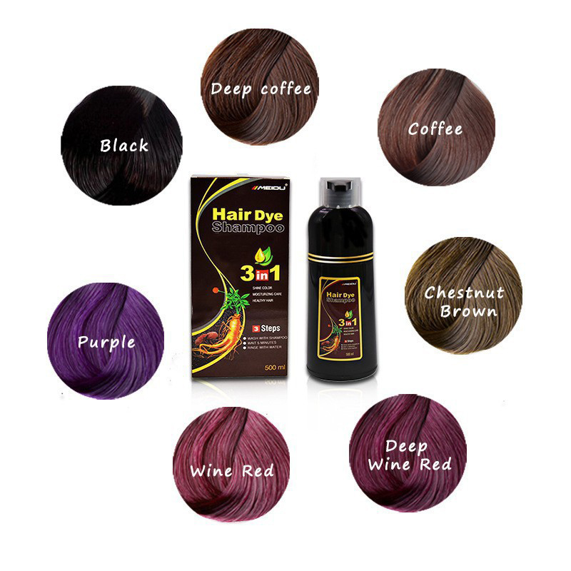 500ml Hair Color Dye Shampoo 3 – Hair Spray Color Bewertung und Preis