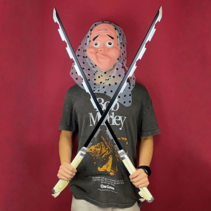 40inch Demon Slayer Inosuke Ka – Cosplay Prop Katana Bewertung und Preis
