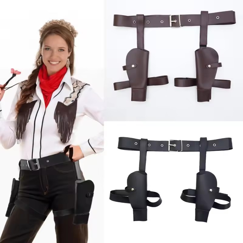 Adult Vintage PU Leather Waist – Cosplay Prop Pistol Bewertung und Preis