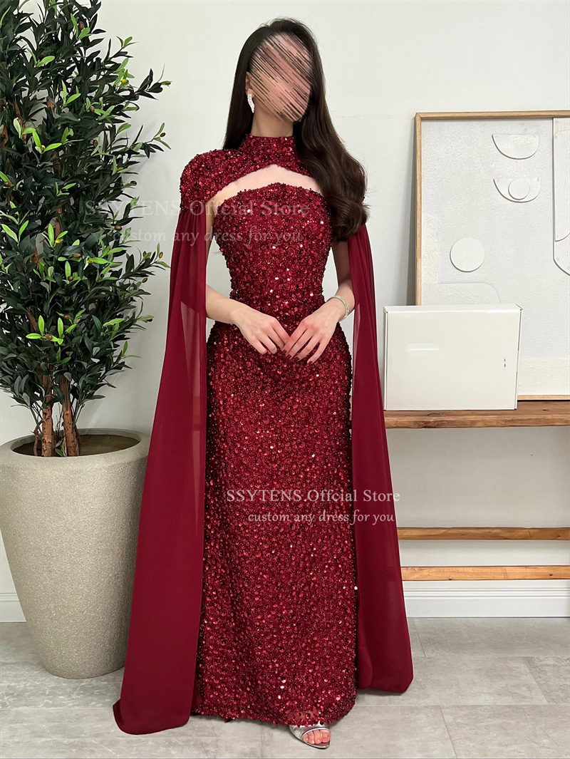 SSYTENS Elegant Red Formal Dre – Briar Cosplay Prop Bewertung und Preis